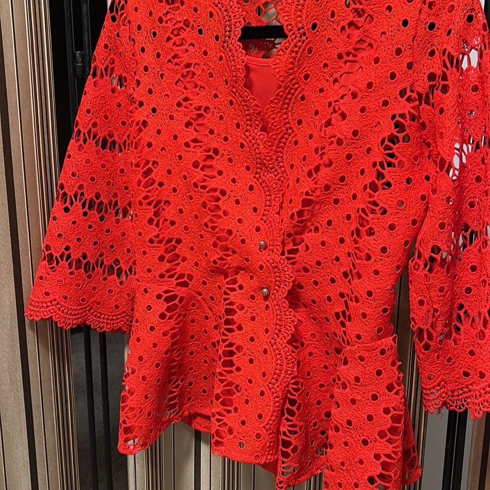 Guipure jacket